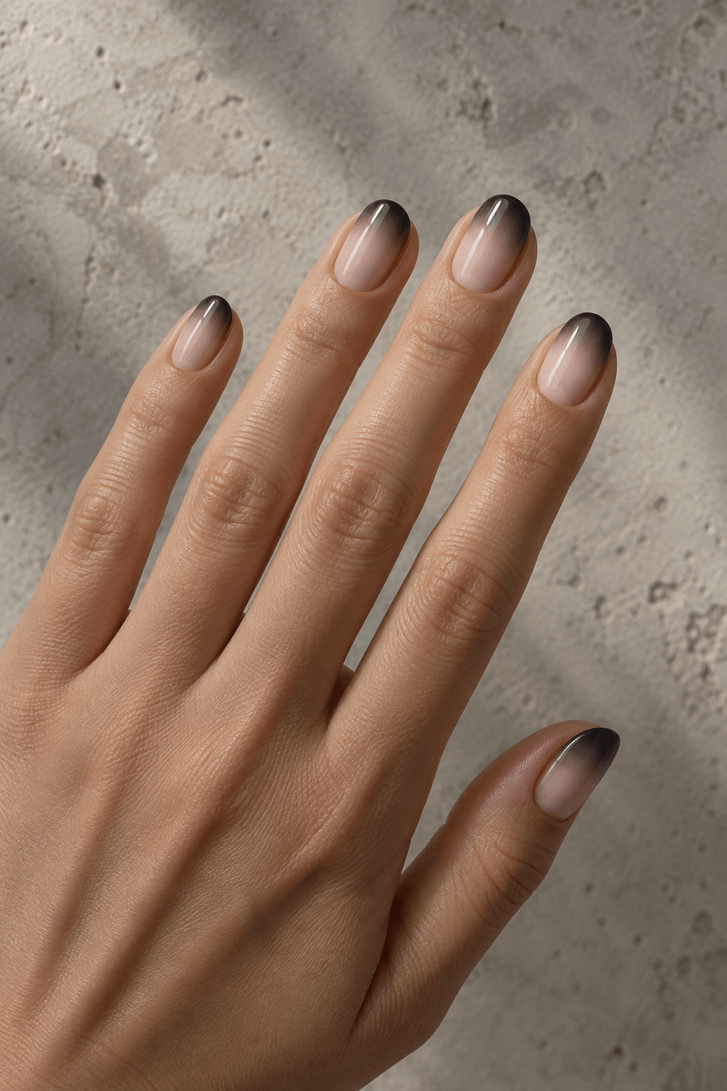 How to Create Smoked-Out French Nails