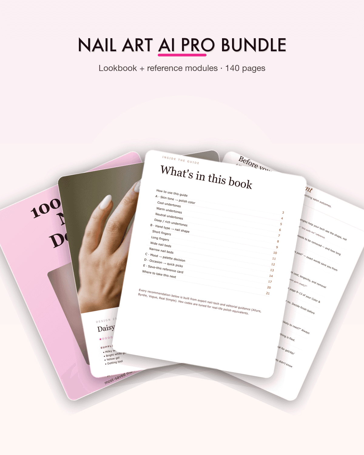 Nail Art AI Lookbook PRO Bundle 2026 cover