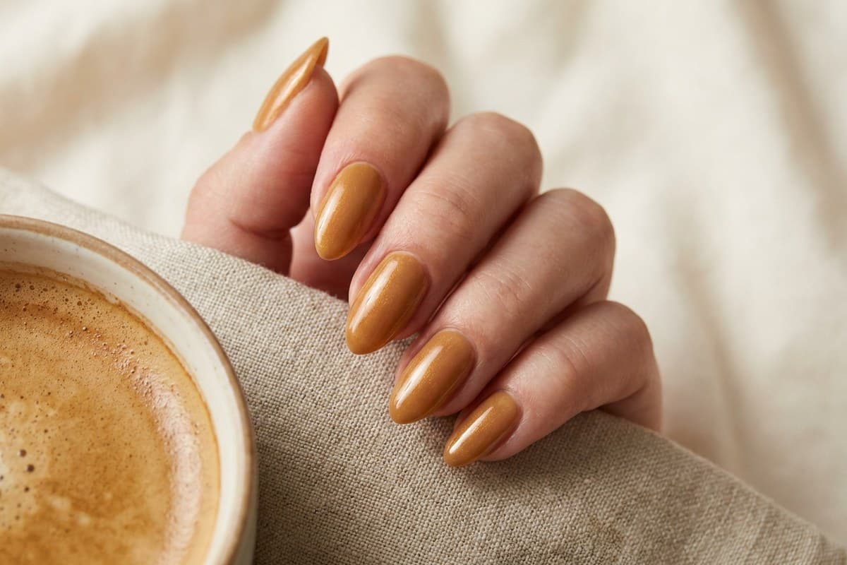 Why brown nails feel so rich right now