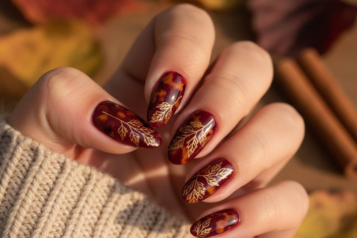 Burgundy & Gold Luxe