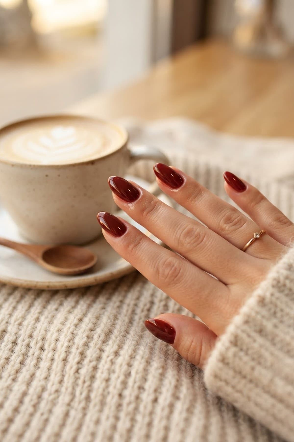 Cherry Mocha Nails: 30+ Deep Red-Brown Fall Ideas