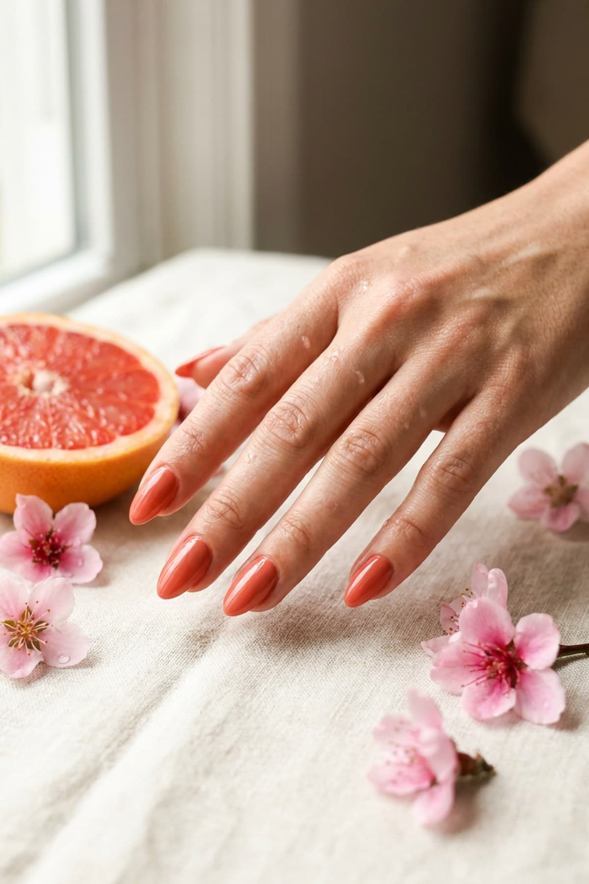 Coral Nails: 30+ Warm Peach-Pink Ideas for Summer