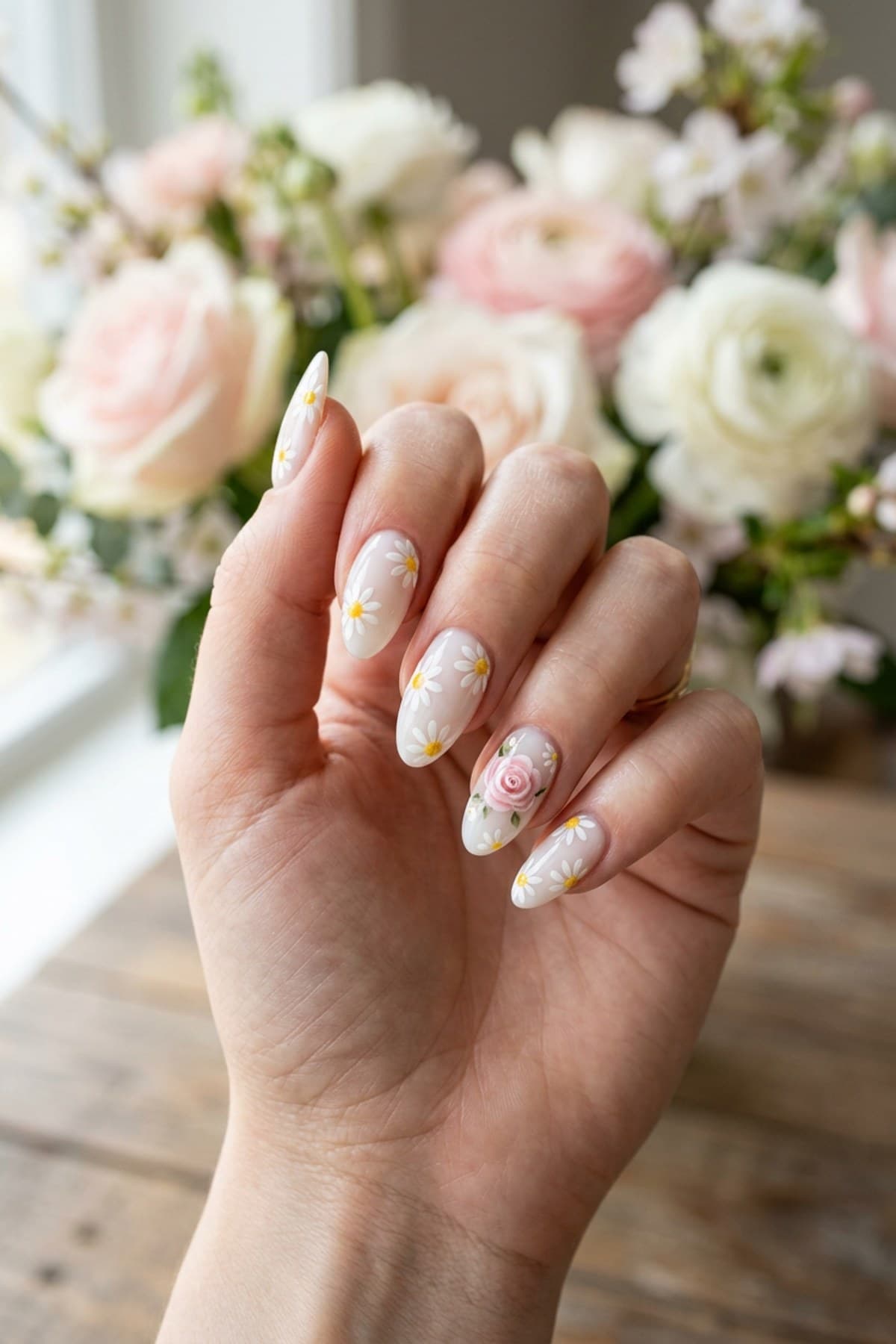 Floral Nails: 30+ Pretty Flower Designs (Daisy, Rose)