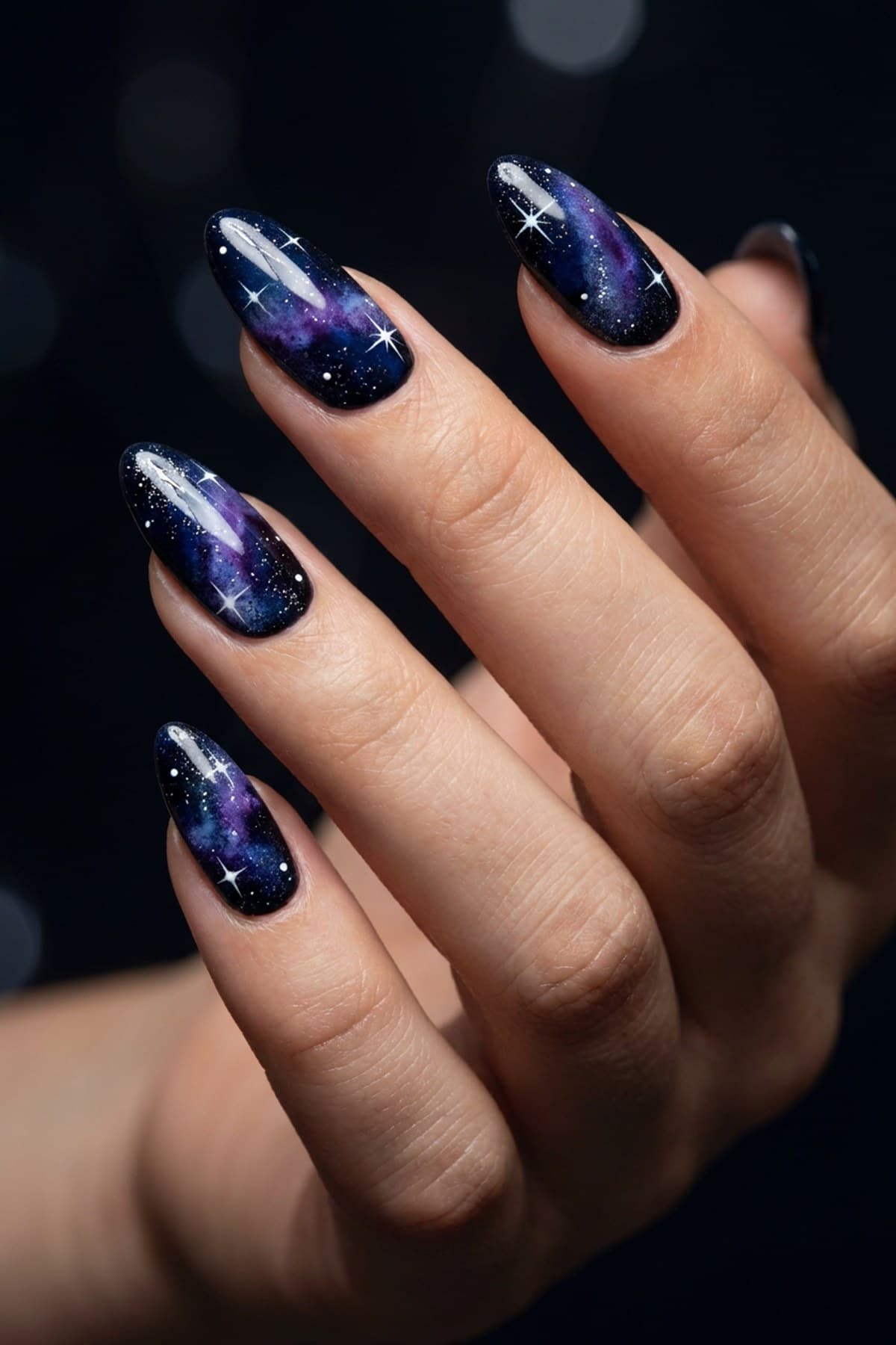 Galaxy Nails: 30+ Cosmic Space & Starry Designs
