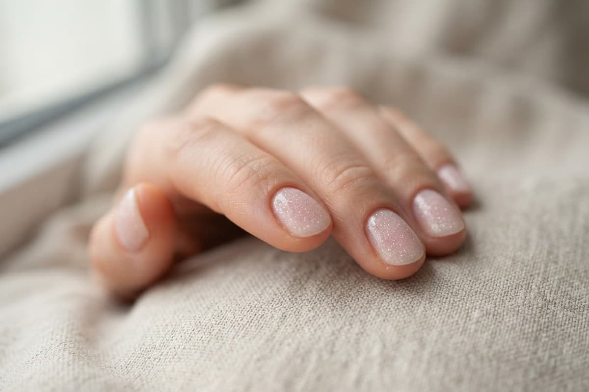Glitter French Tips