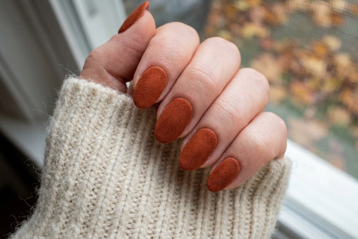Why orange nails are having a moment