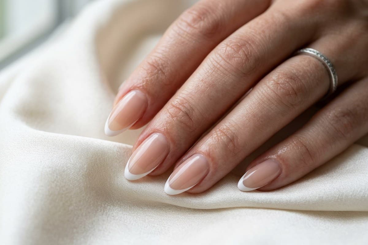 Glam Sparkle & Chrome Prom Nails