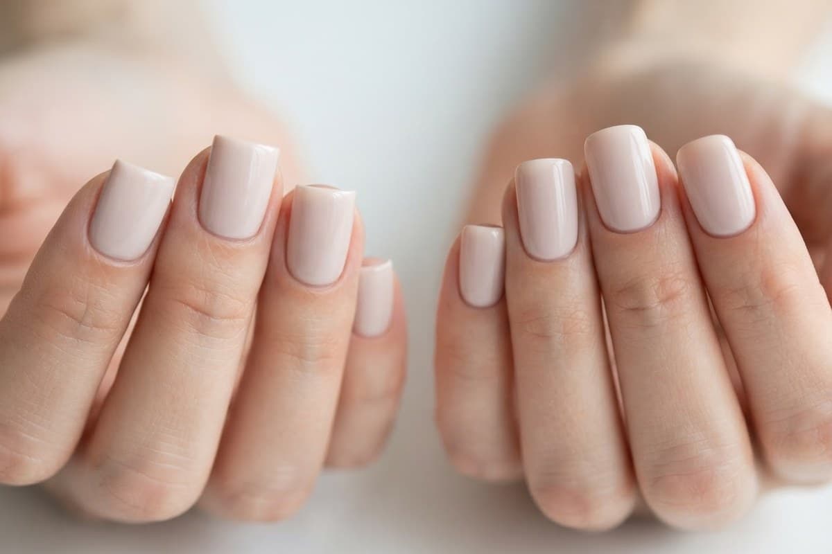 French Tips on a Flat Edge (square's signature)