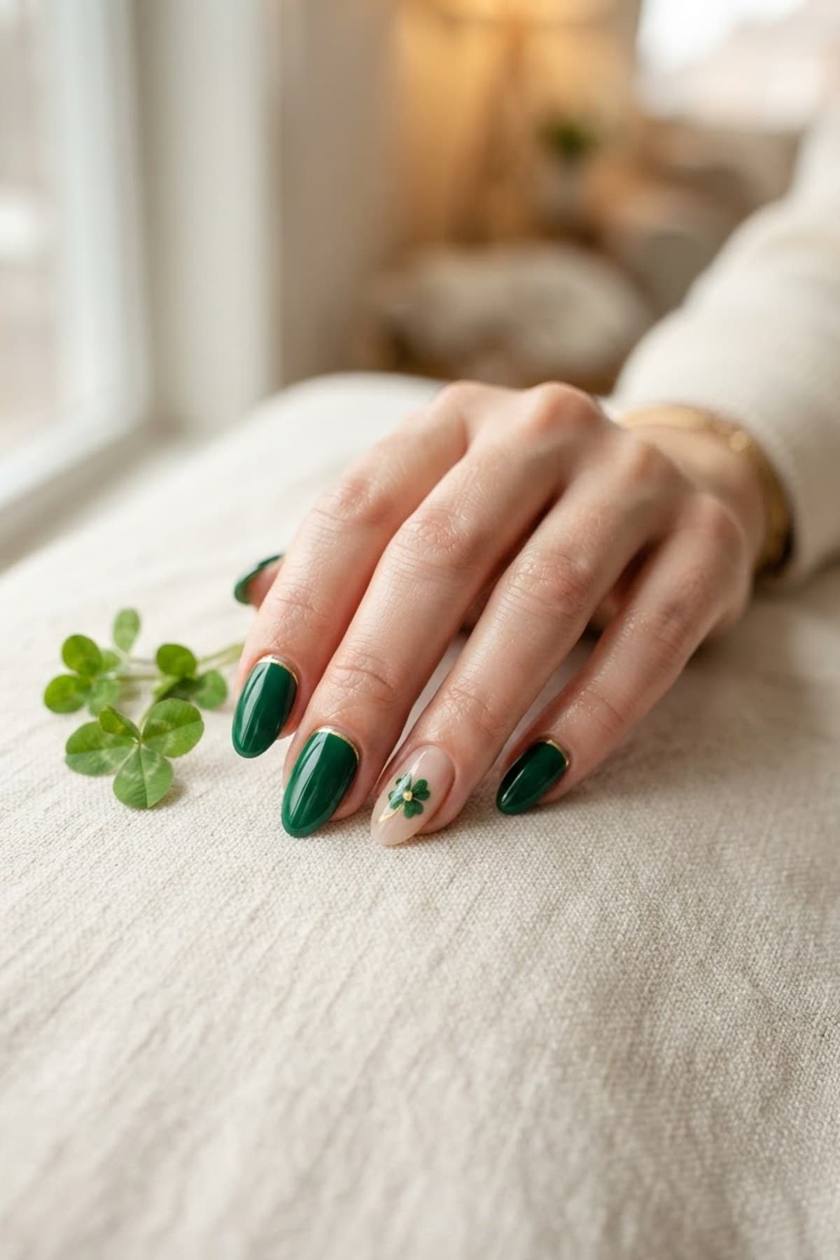 St. Patrick's Day Nails: 30+ Green & Gold Lucky Ideas