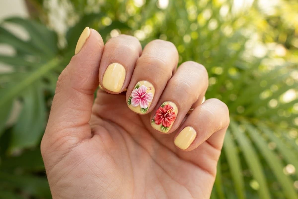 Seashell & Mermaid Beachcomber Nails