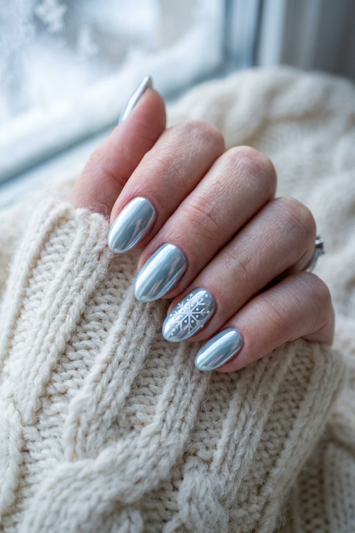 Winter Nails 2026: Icy Blue, Snowflake & Jewel Tones