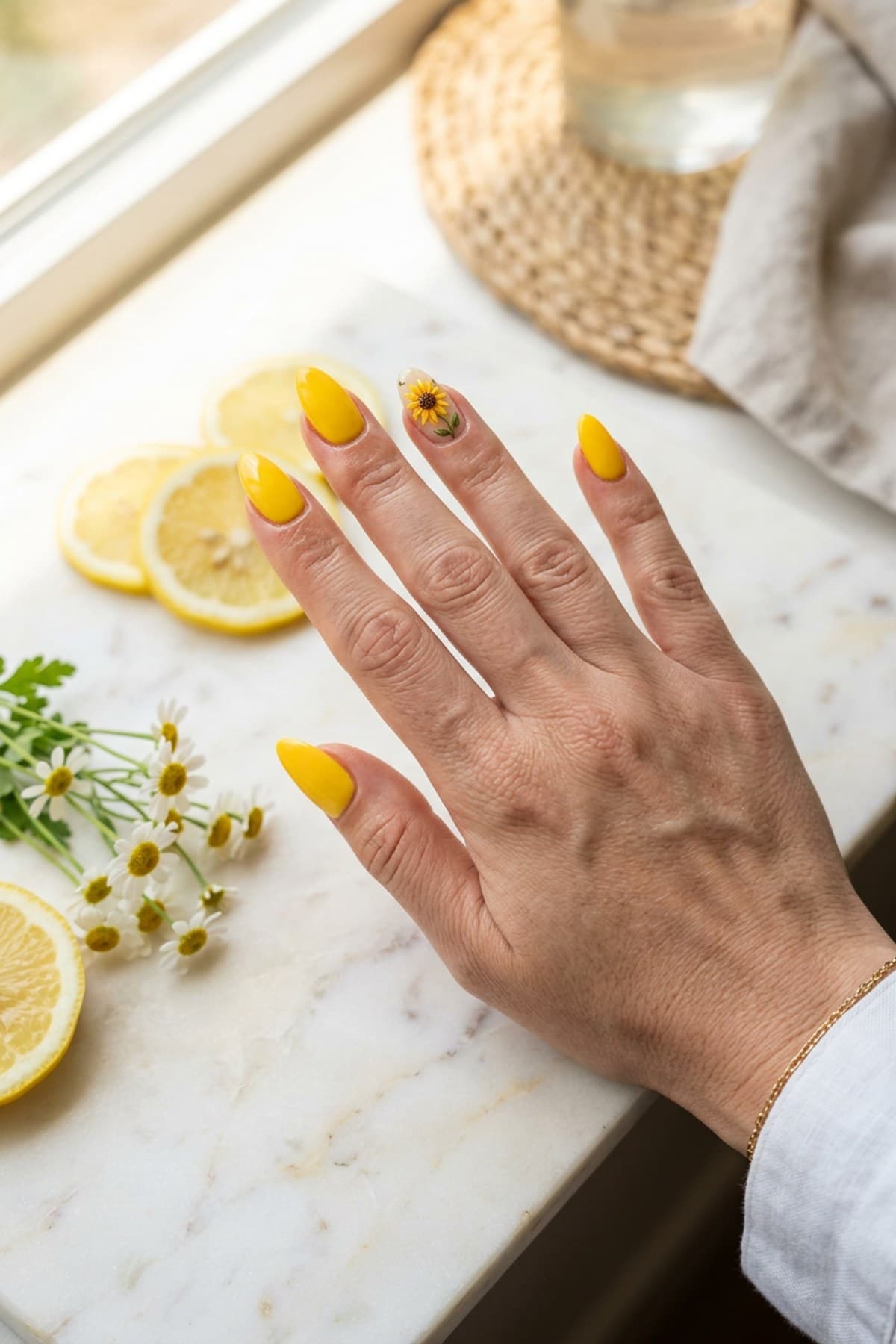 Yellow Nails: 30+ Neon, Mustard, Lemon & Sunflower Ideas